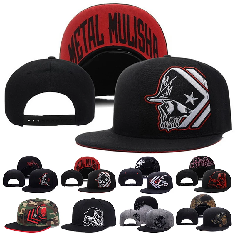 Snapback Hat Flat - Topi Bisbol Bordir Kerangka Uniseks Topi