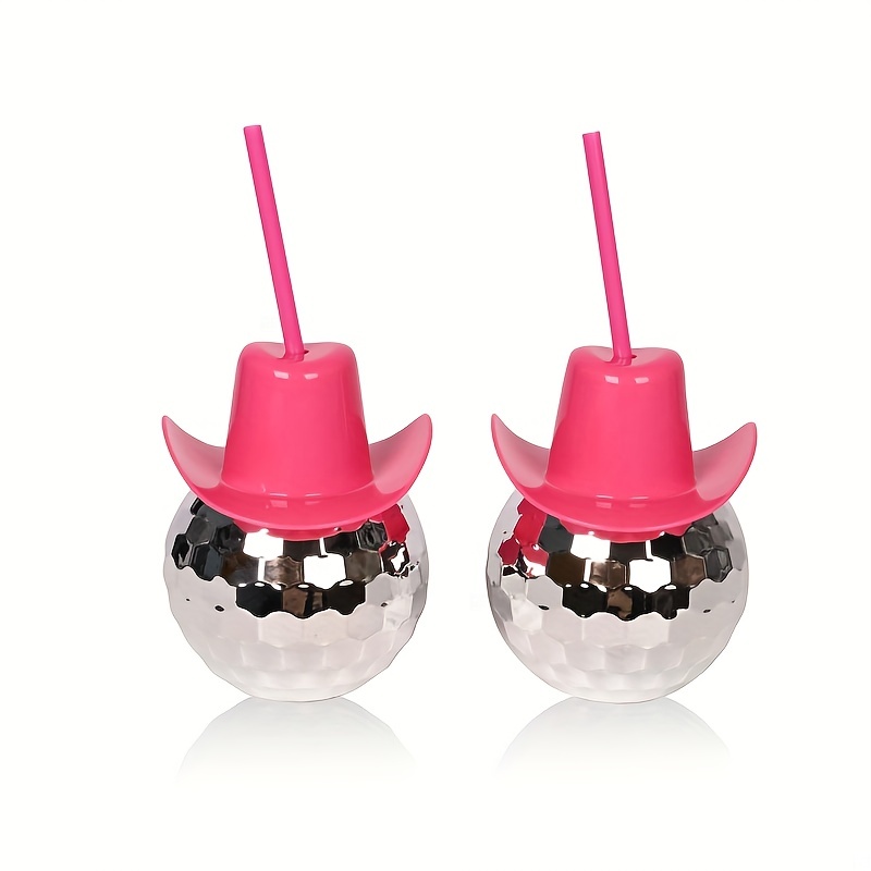 Cowboy Hat Straw - Gelas Tumbler Topi Koboi Bola Disko