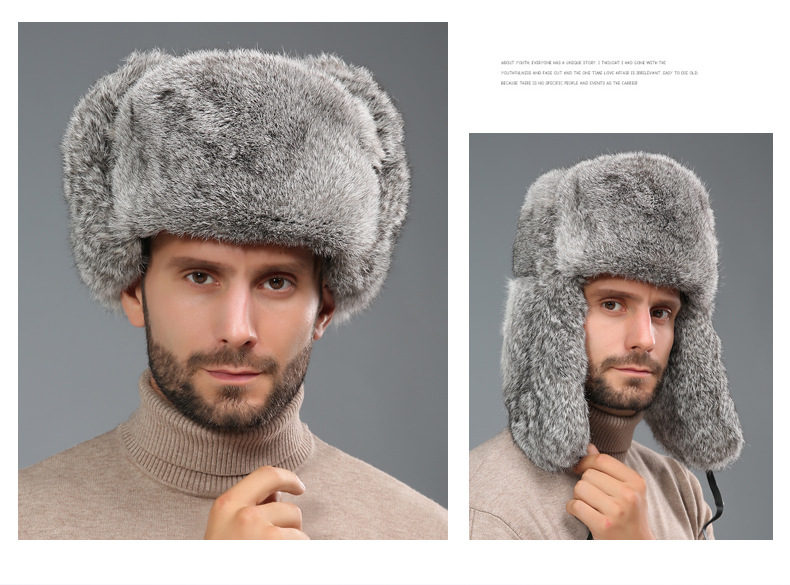 Trapper Hat Ear Flap - Topi Bomber Topi Bunga Besar Timur
