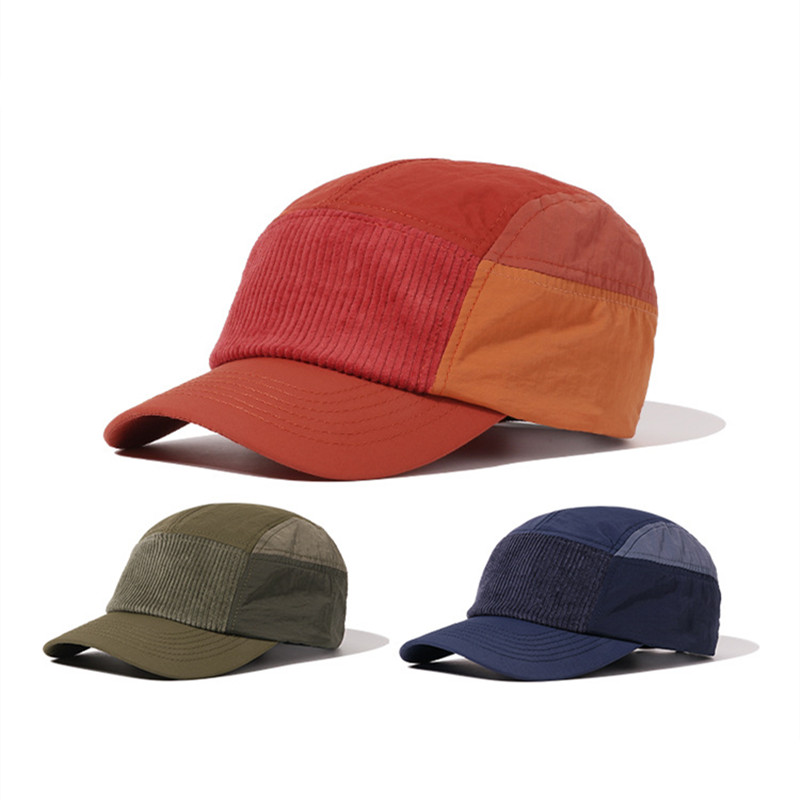 Corduroy Cap 5 Panel - Topi Baseball 5 Panel Gaya Jalanan