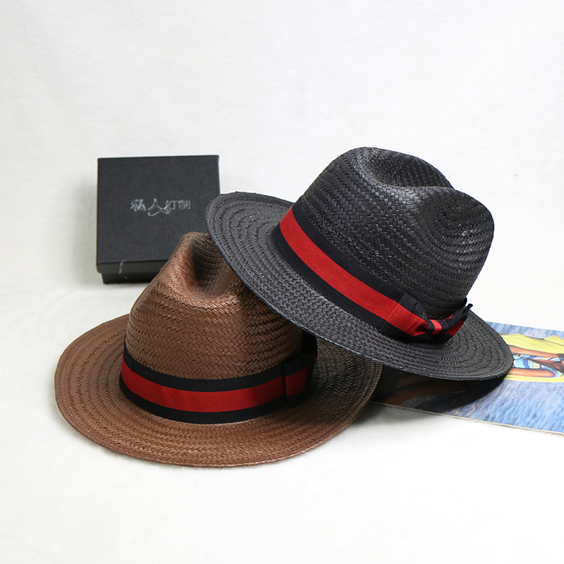 Cowboy Hat Straw - Topi Jerami Tenun Tangan Gaya Koboi