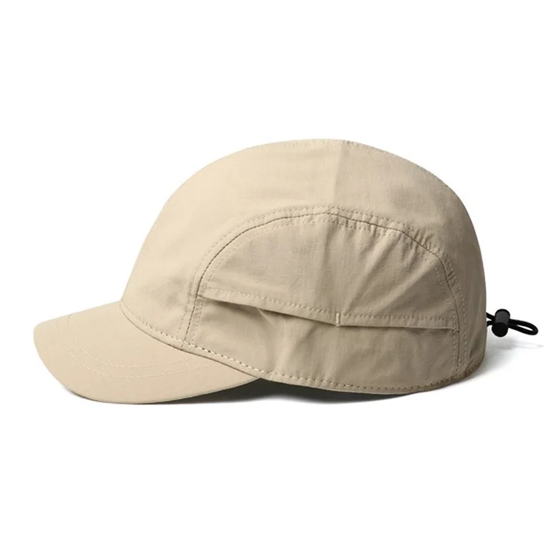 Baseball Cap Structured - Topi Baseball Warna Solid Bertepi Pendek