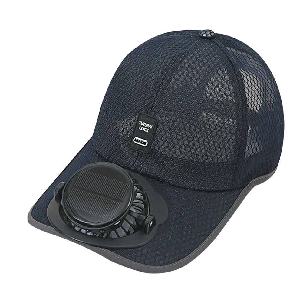 Golf Cap Dad - Topi Bisbol Berjaring dengan Kipas Tenaga