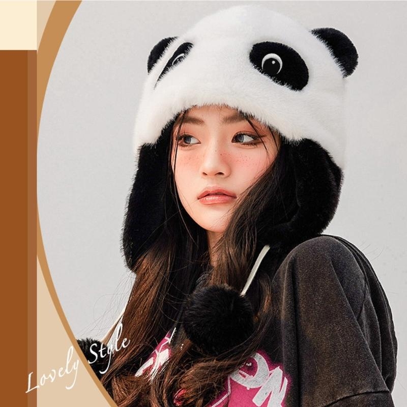 Trapper Hat Ear Flap - Topi Telinga Panda Topi Penutup Telinga