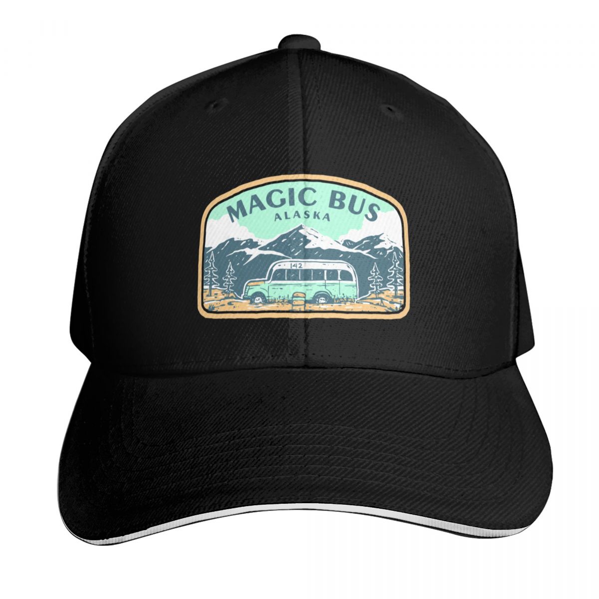 Golf Cap Dad - Topi Bisbol Magic Bus Alaska Topi