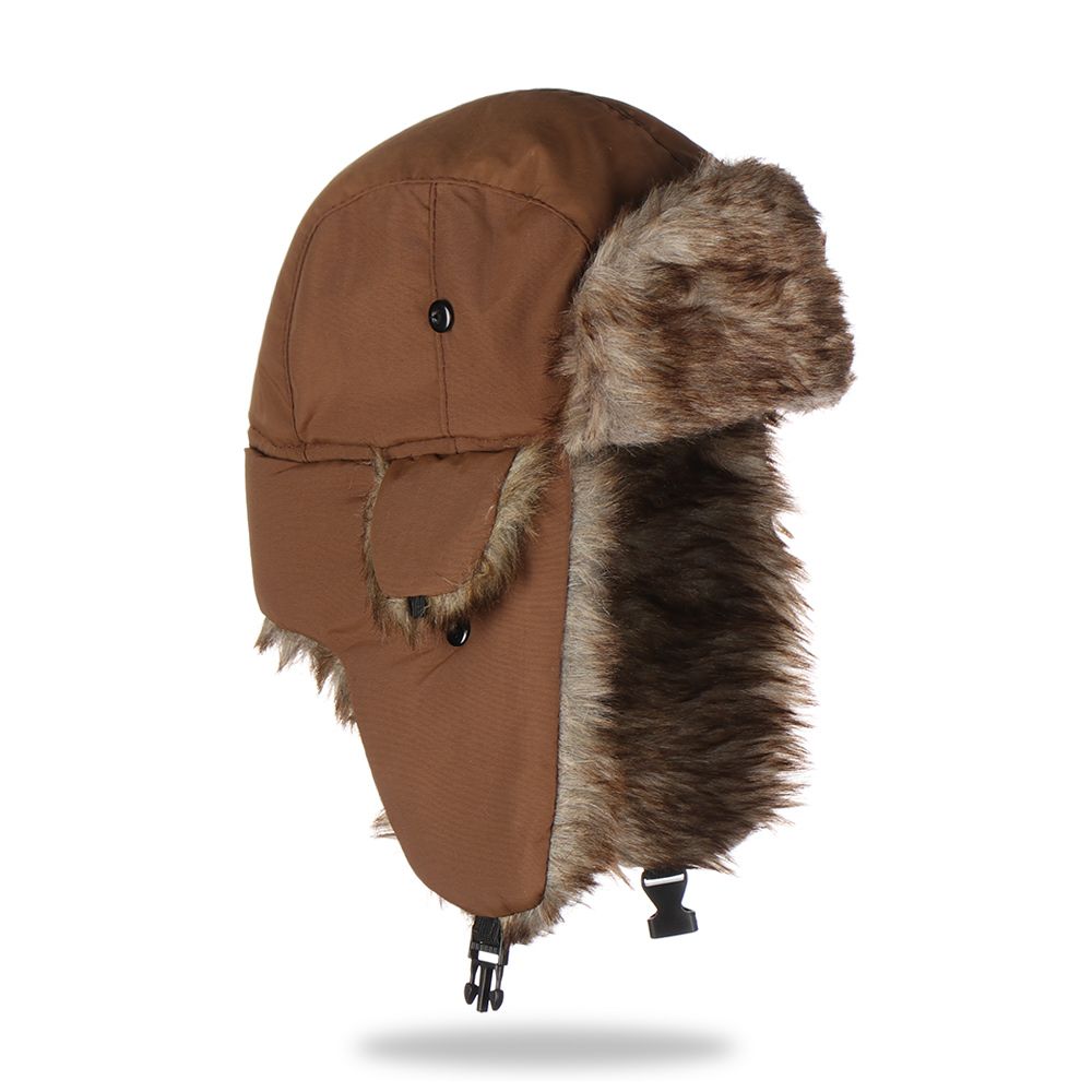 Winter Trapper Hat - Topi Musim Dingin Ushanka Rusia Model