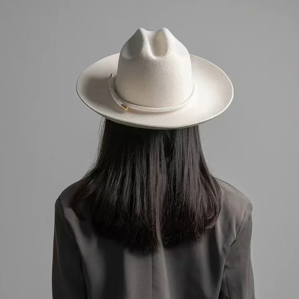 Fedora Hat Wool - Topi Fedora Stetson Klasik Felt Wol
