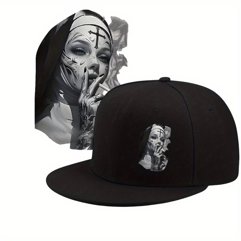 Snapback Hat Flat - Topi Bisbol Pinggiran Datar Gaya Vintage