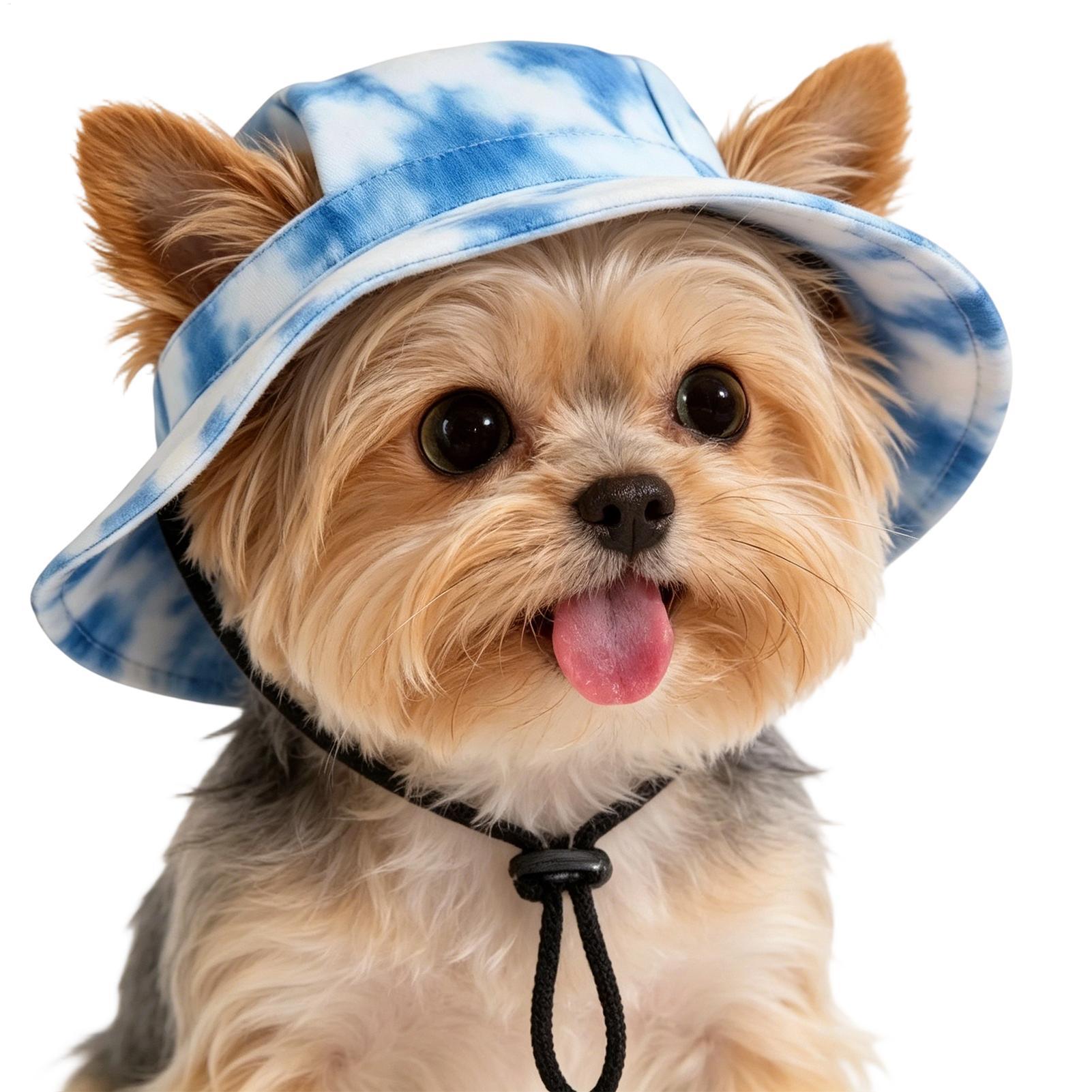 Running Cap Lightweight - 1 Buah Topi Anjing Dapat Disesuaikan