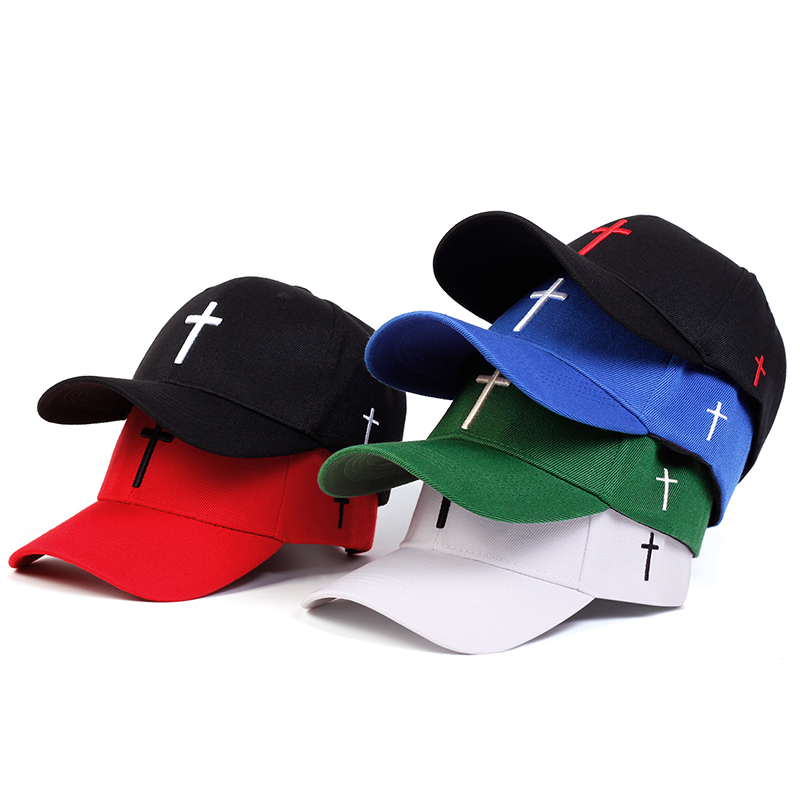 Golf Cap Dad - Topi bisbol bordir silang uniseks, dapat