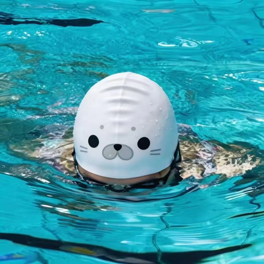 Swim Hat Silicone - Topi Renang Silikon Anti Air Anti
