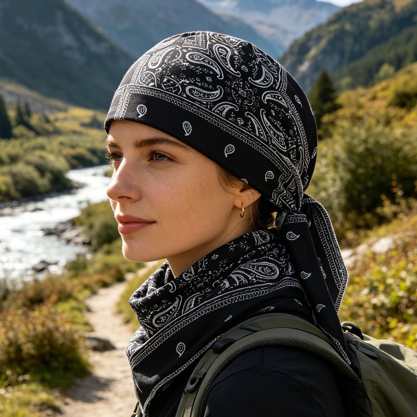 Skull Cap Helmet Liner - Topi Pendingin Kepala Elastis Penyerap Keringat,