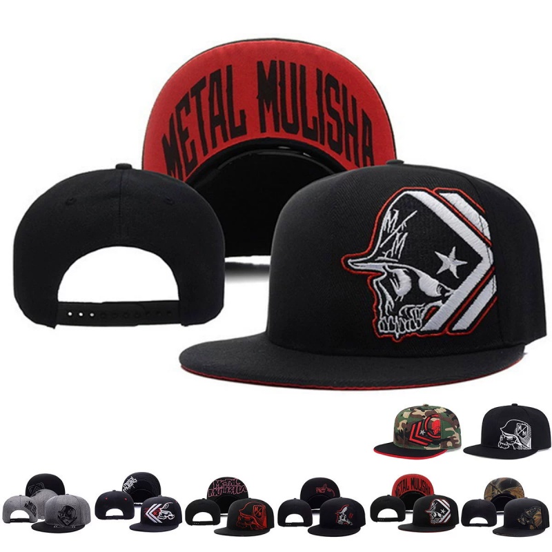 Snapback Hat Flat - Topi Bisbol Bordir Kerangka Uniseks Topi