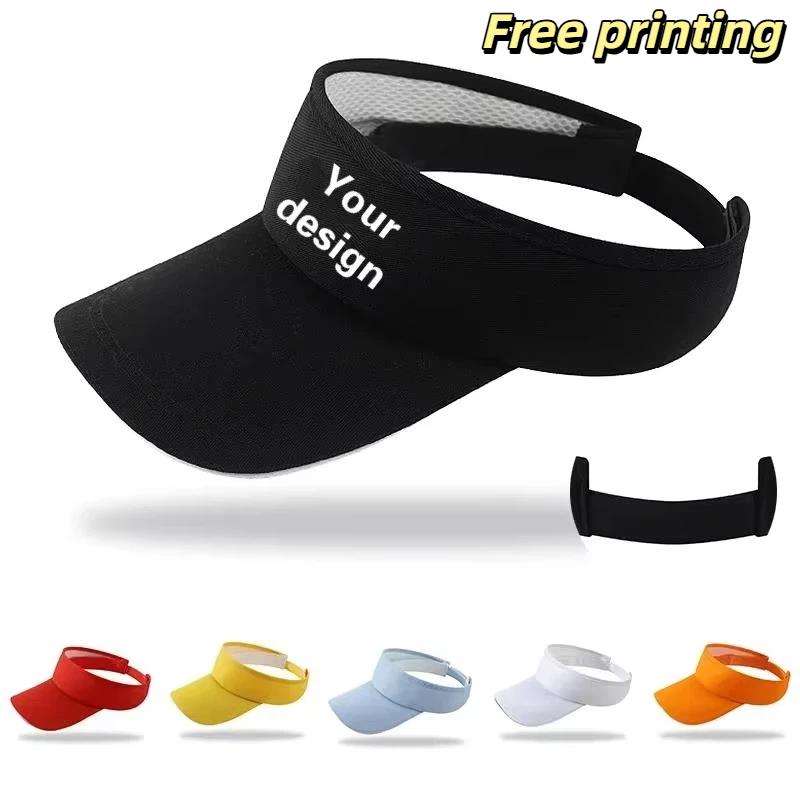 Visor Sun Hat - Topi Golf Anti-UV Wanita dengan Logo