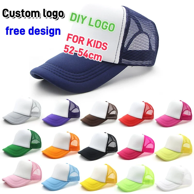 Visor Sun Hat - Topi Trucker Jaring Dapat Disesuaikan Anak-anak