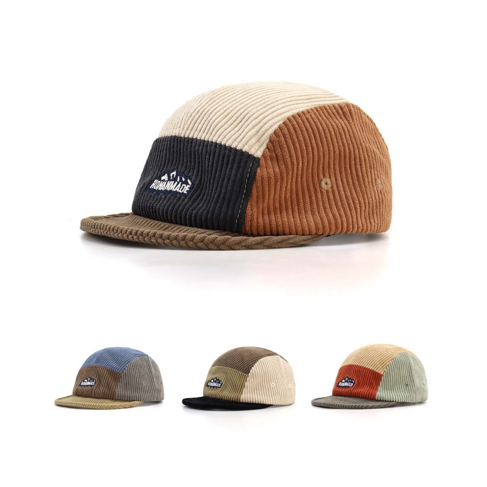Corduroy Cap 5 Panel - Topi 5 Panel Berpinggiran Pendek, Korduroi
