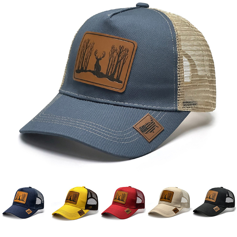 Baseball Cap Structured - Topi bisbol mewah kulit untuk pria