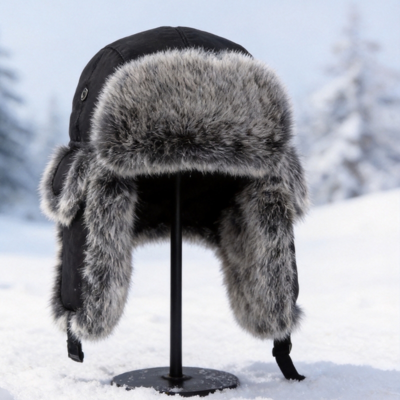 Winter Trapper Hat - Topi Penjebak Musim Dingin dengan Penutup