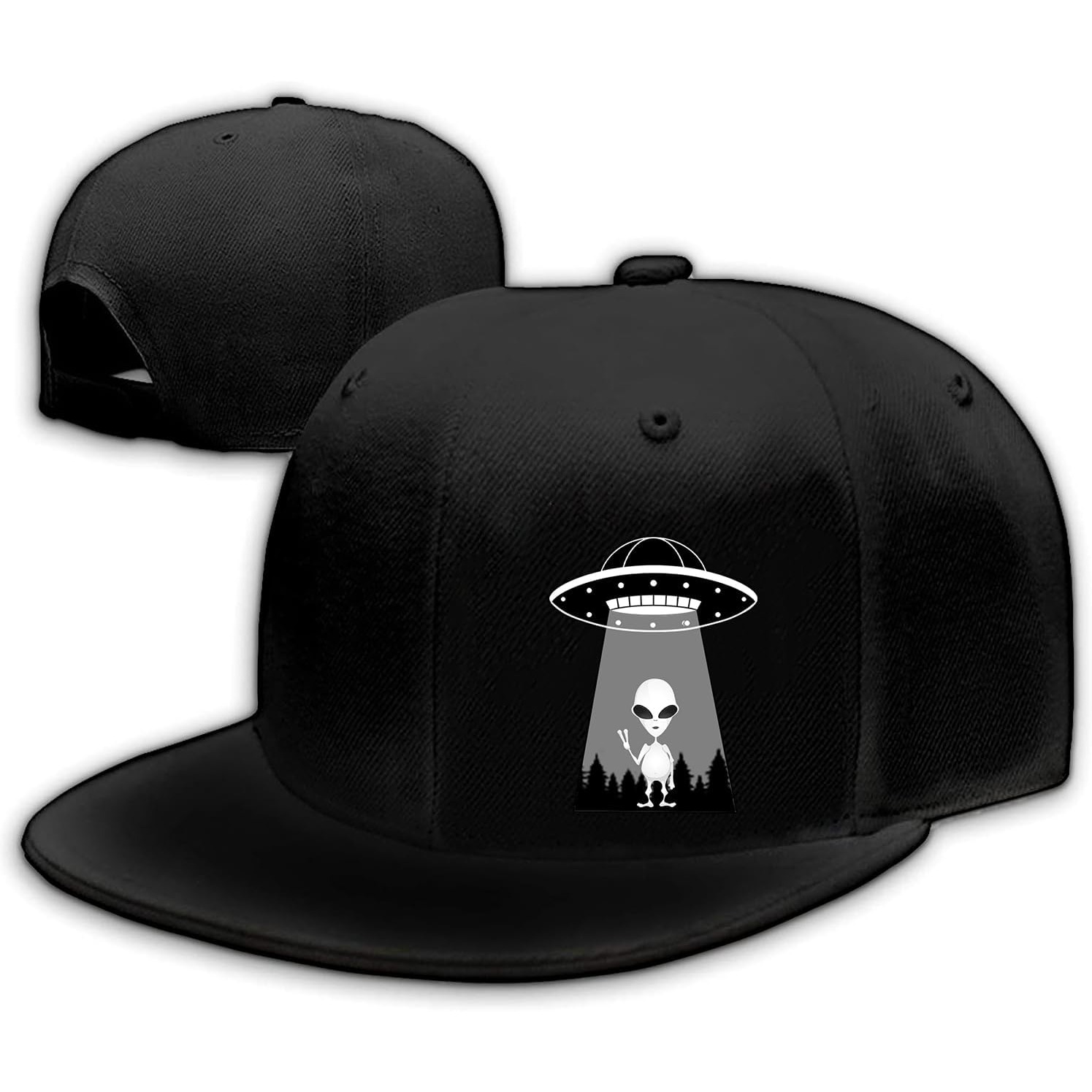Snapback Hat Flat - Topi Snapback Alien Ufo untuk Pria