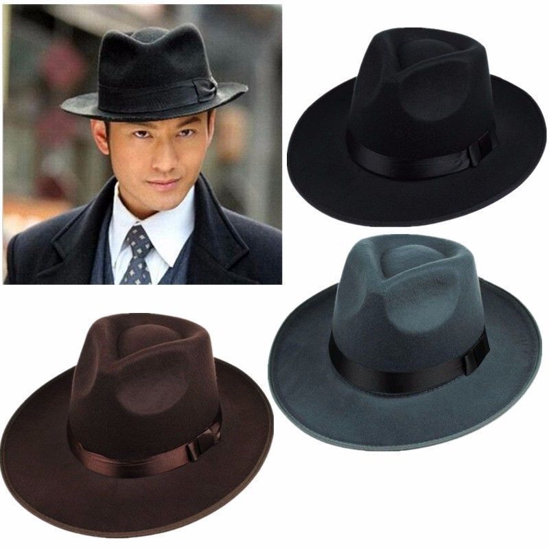 Fedora Hat Wool - Keluaran Terbaru Topi Koboi Ala Barat
