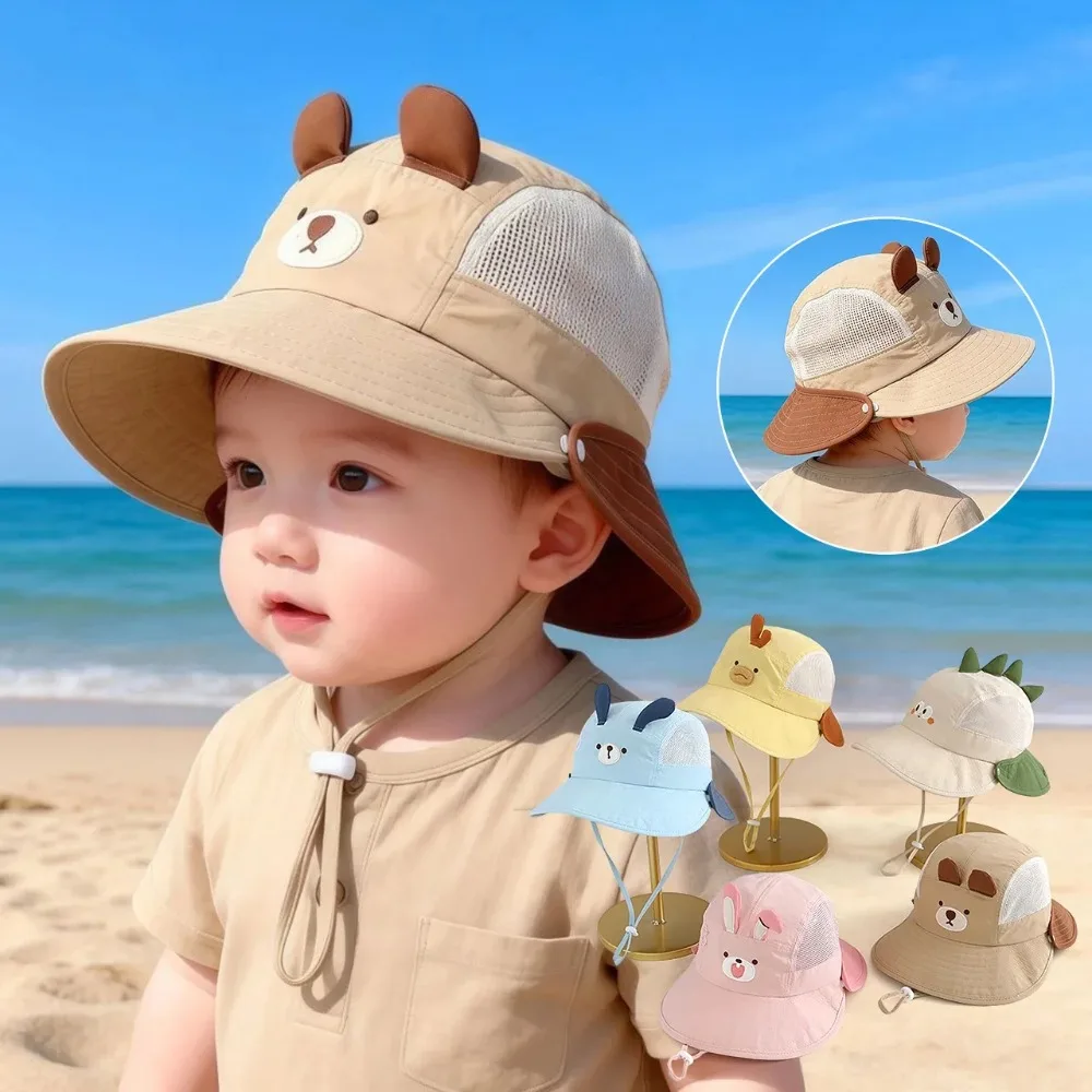 Bucket Hat Cotton - Topi Nelayan Bayi Kartun Lucu Topi