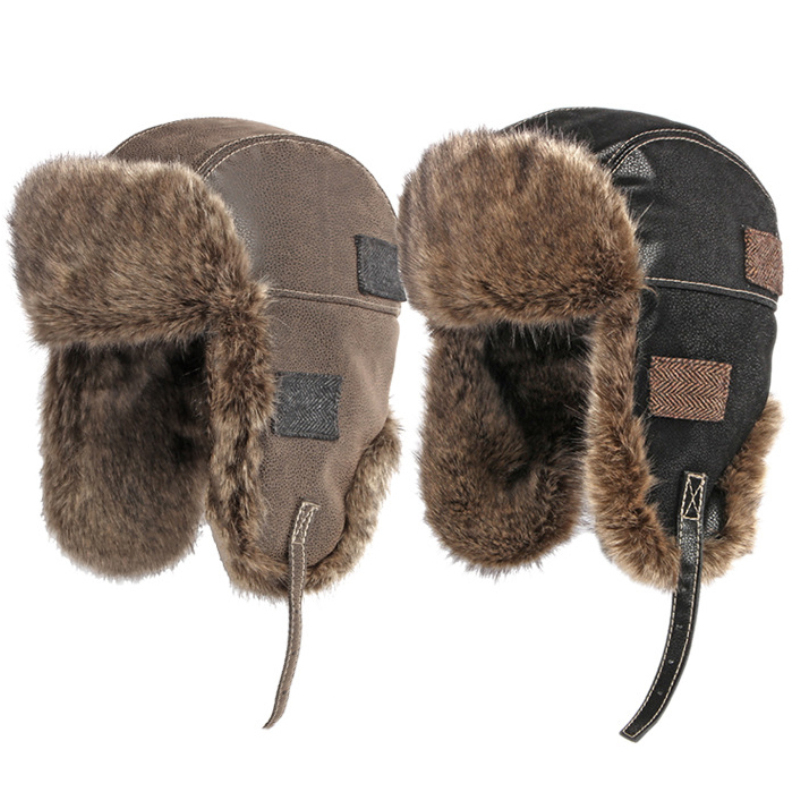 Winter Trapper Hat - HT4098 Topi Rusia Topi Musim Dingin
