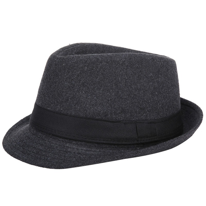 Fedora Hat Wool - Topi Fedora Wol Musim Gugur Musim