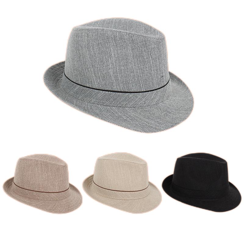Fedora Hat Wool - Topi Fedoras Pria Musim Semi &