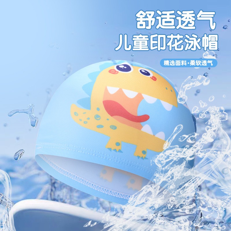 Topi Renang Anak Gambar Dinosa - Swim Hat Silicone ulasan dan harga