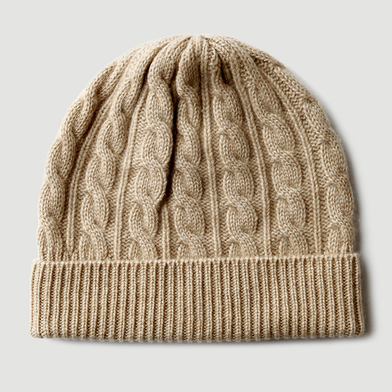 Topi Rajut Kasmir Murni 100% d - Beanie Cuffed Knit ulasan dan harga