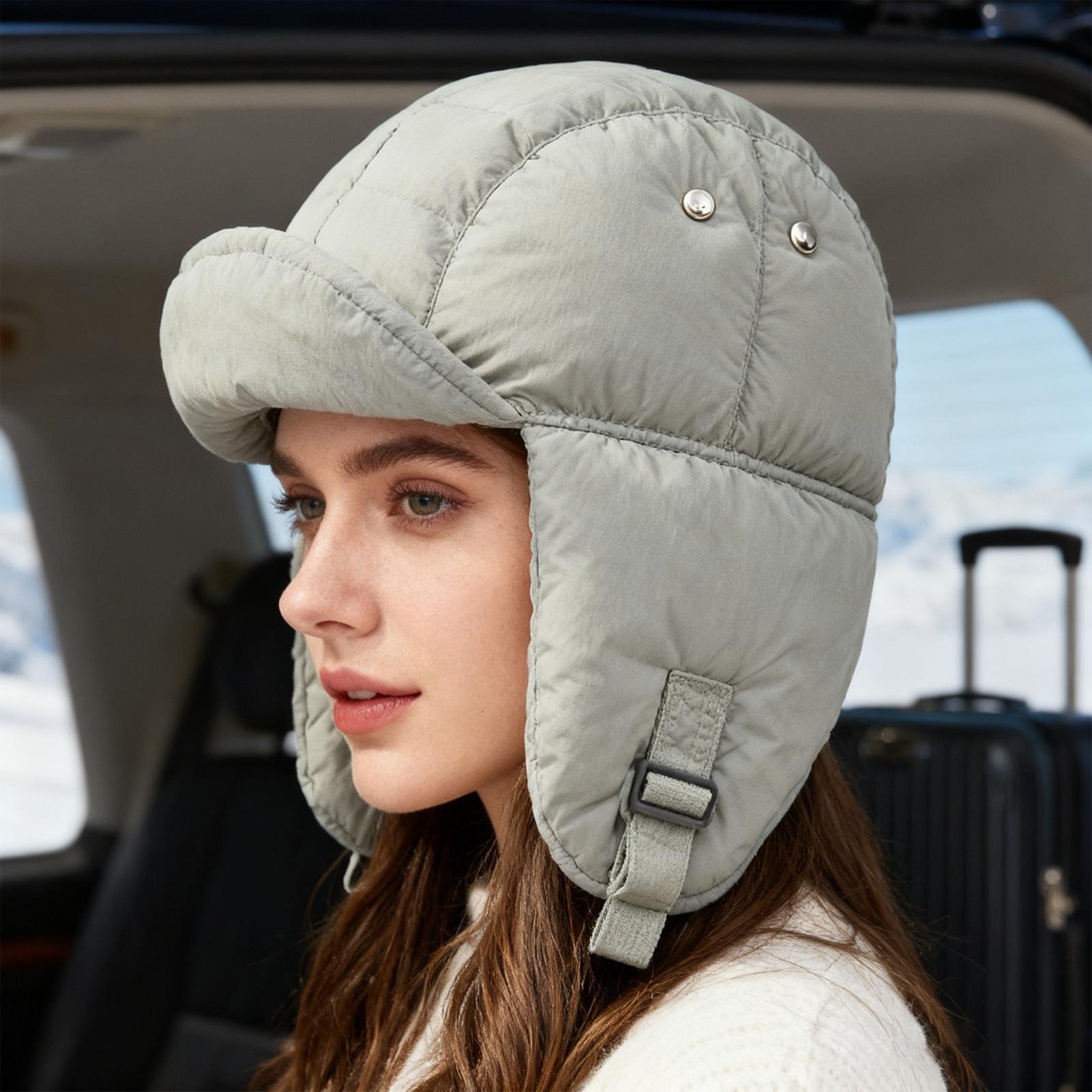Topi Trapper Penutup Kepala Ha - Trapper Hat Ear Flap ulasan dan harga