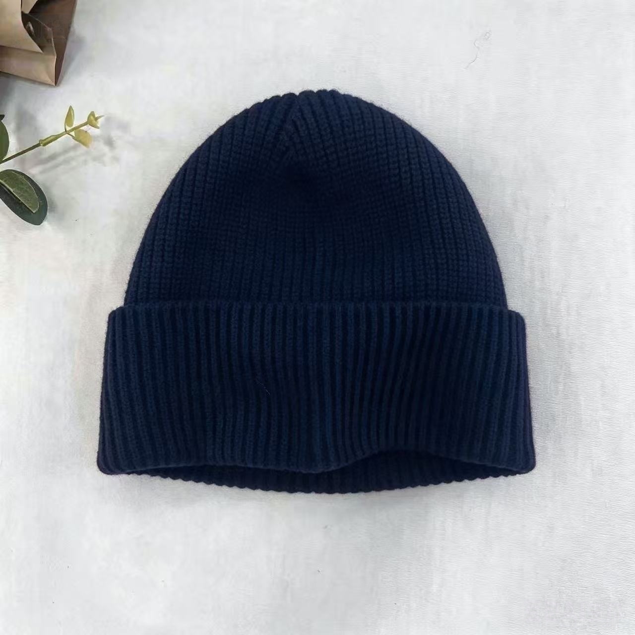 Topi Beanie Rajut Bergaris Bir - Beanie Cuffed Knit ulasan dan harga