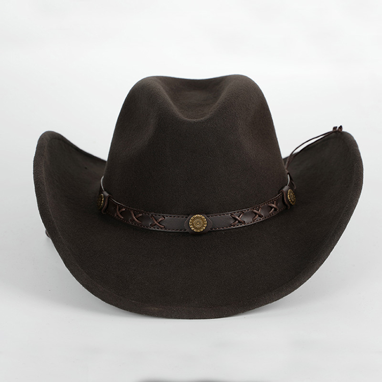 X4007 Topi Koboi Wol 100% Topi - Fedora Hat Wool ulasan dan harga
