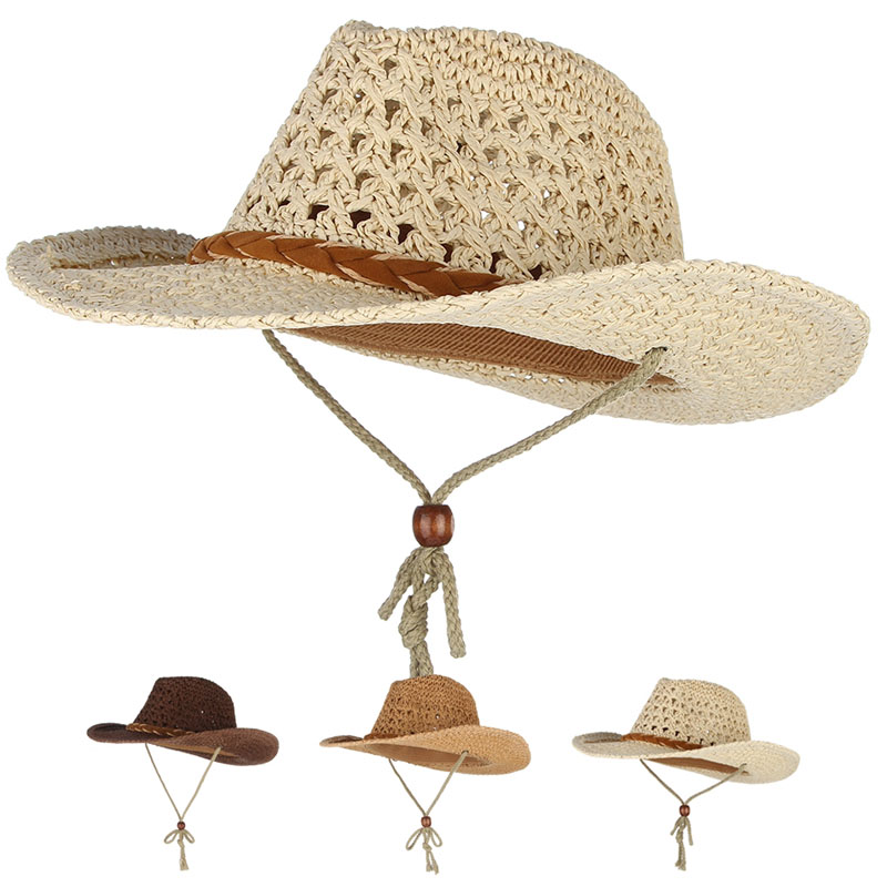 GEMVIE Topi Koboi Musim Panas  - Cowboy Hat Straw ulasan dan harga