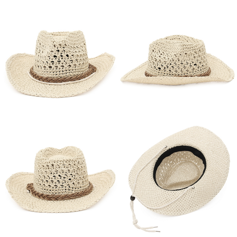 GEMVIE Topi Koboi Musim Panas  - Cowboy Hat Straw ulasan dan harga