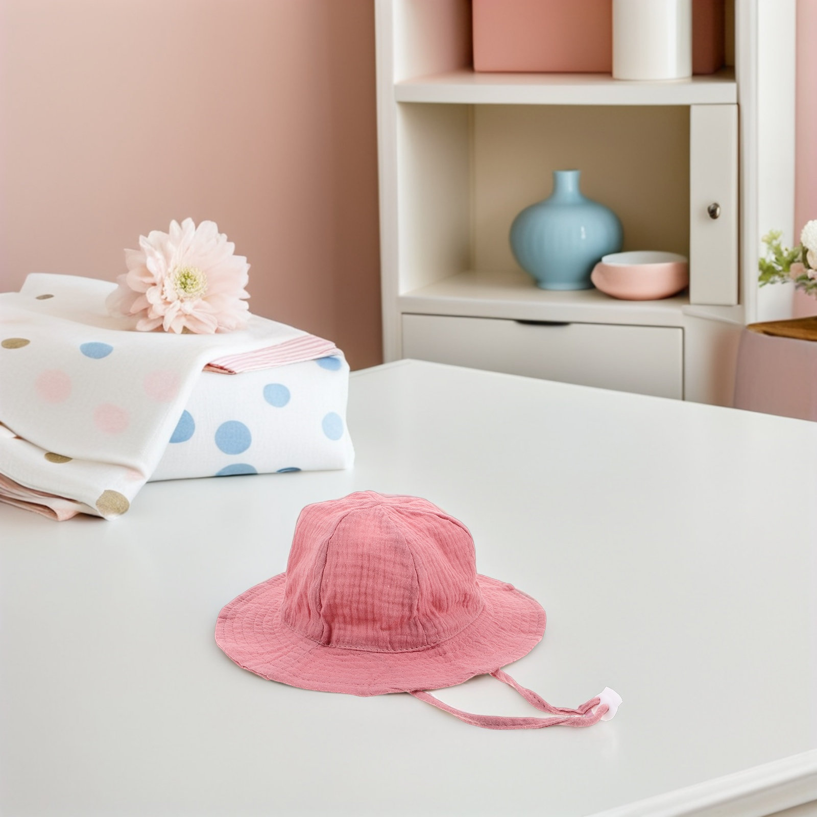 Topi Matahari Balita Model Buc - Sun Hat Wide Brim ulasan dan harga