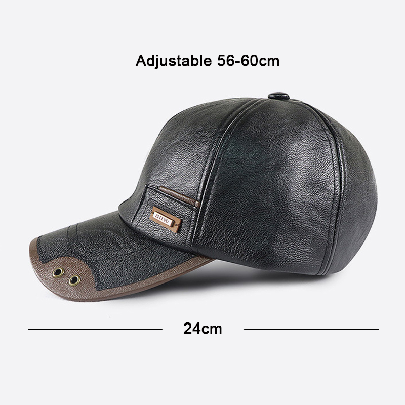 Topi Bisbol Kulit PU Retro Pri - Baseball Cap Structured ulasan dan harga