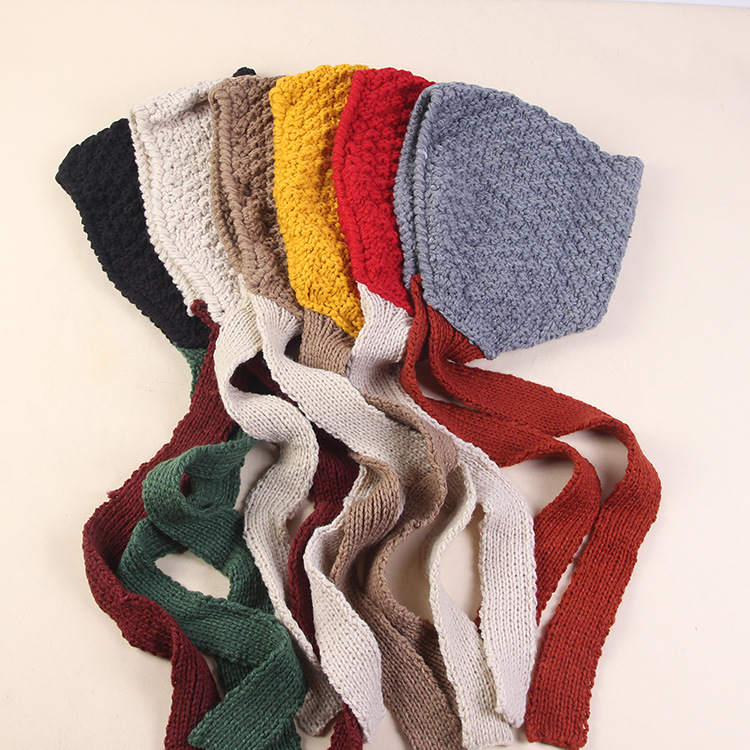 LVREN001 Topi Rajut Kasual Wan - Winter Trapper Hat ulasan dan harga