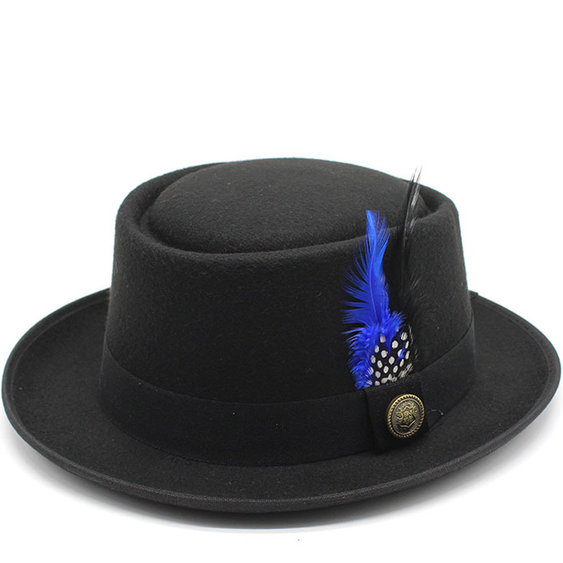 Topi Pai babi antik topi hitam - Fedora Hat Wool ulasan dan harga