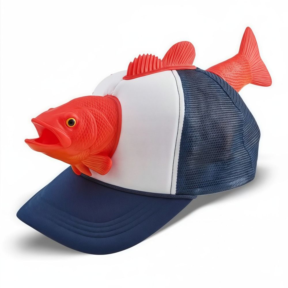 Topi Trucker Hewan Ikan 3D Luc - Trucker Cap Mesh ulasan dan harga