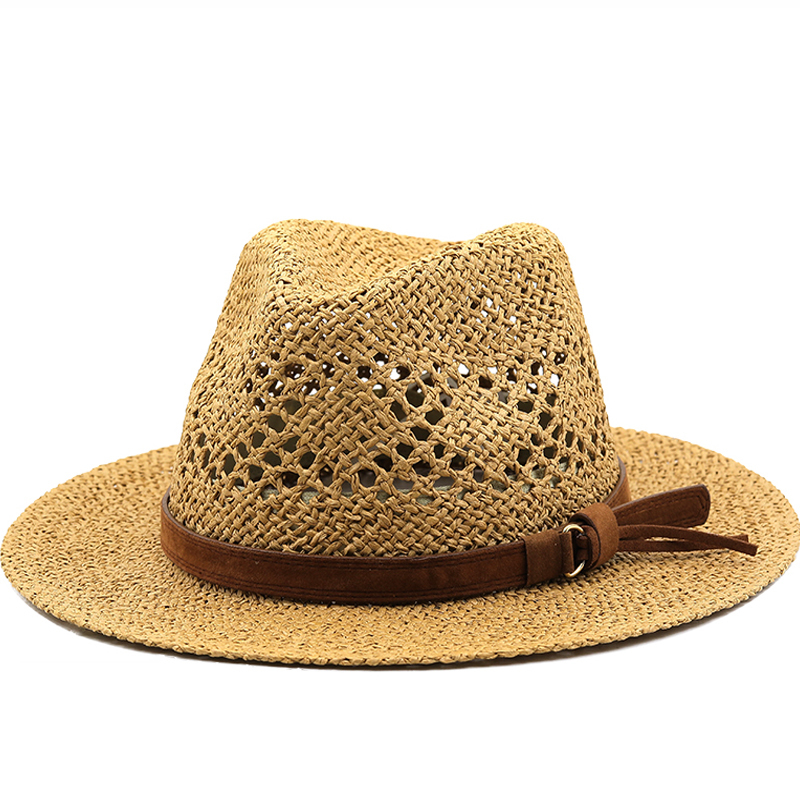 Topi Jerami Rafia Pria Berongg - Cowboy Hat Straw ulasan dan harga
