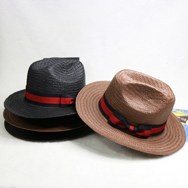 Topi Jerami Tenun Tangan Gaya  - Cowboy Hat Straw ulasan dan harga
