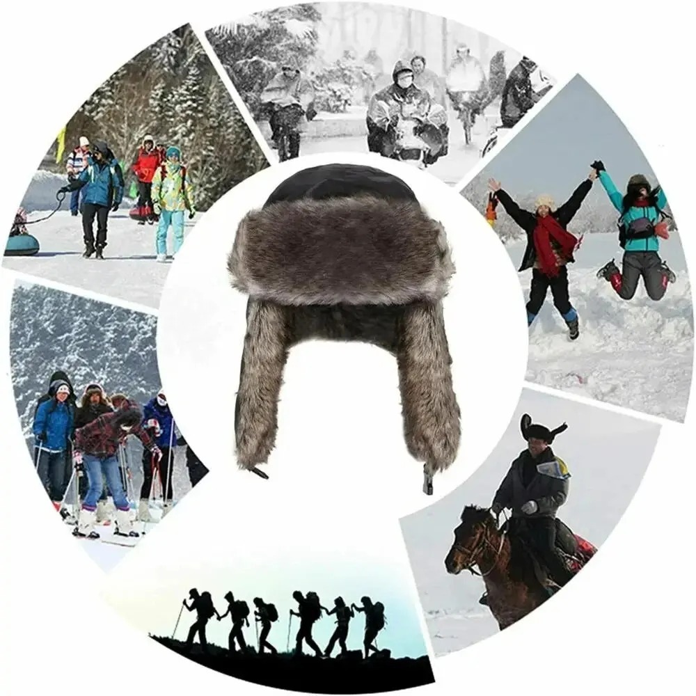Topi Musim Dingin Pria Model T - Trapper Hat Ear Flap ulasan dan harga