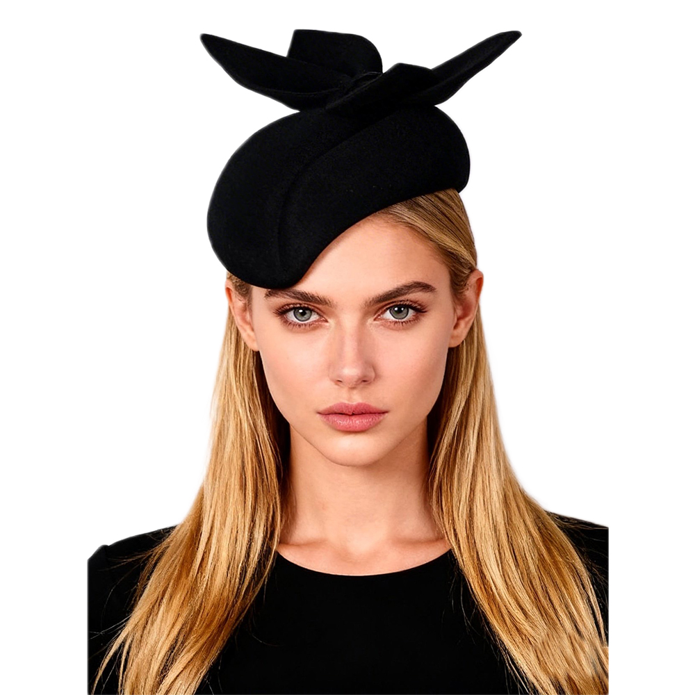Topi Baret Prancis Wol Hitam P - Beret French Wool ulasan dan harga
