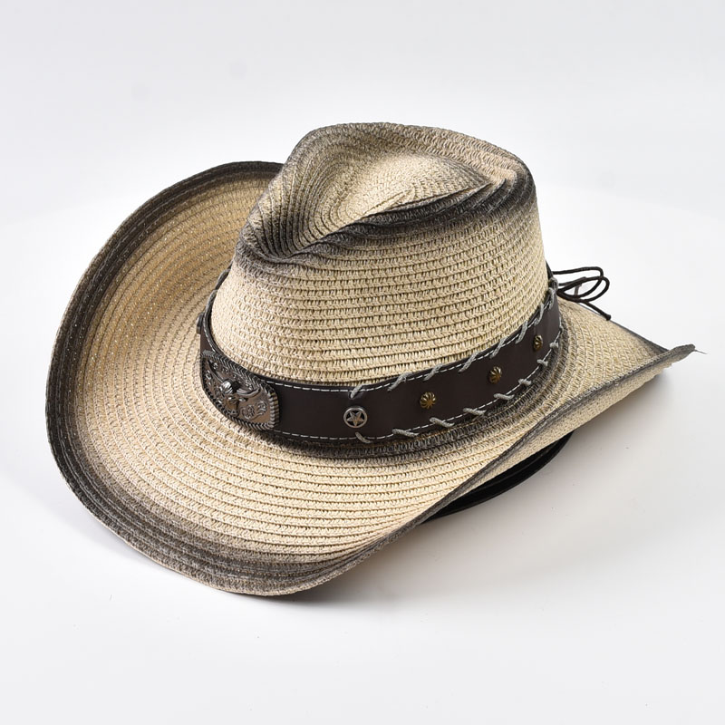 Topi Jerami Koboi Barat Musim  - Cowboy Hat Straw ulasan dan harga