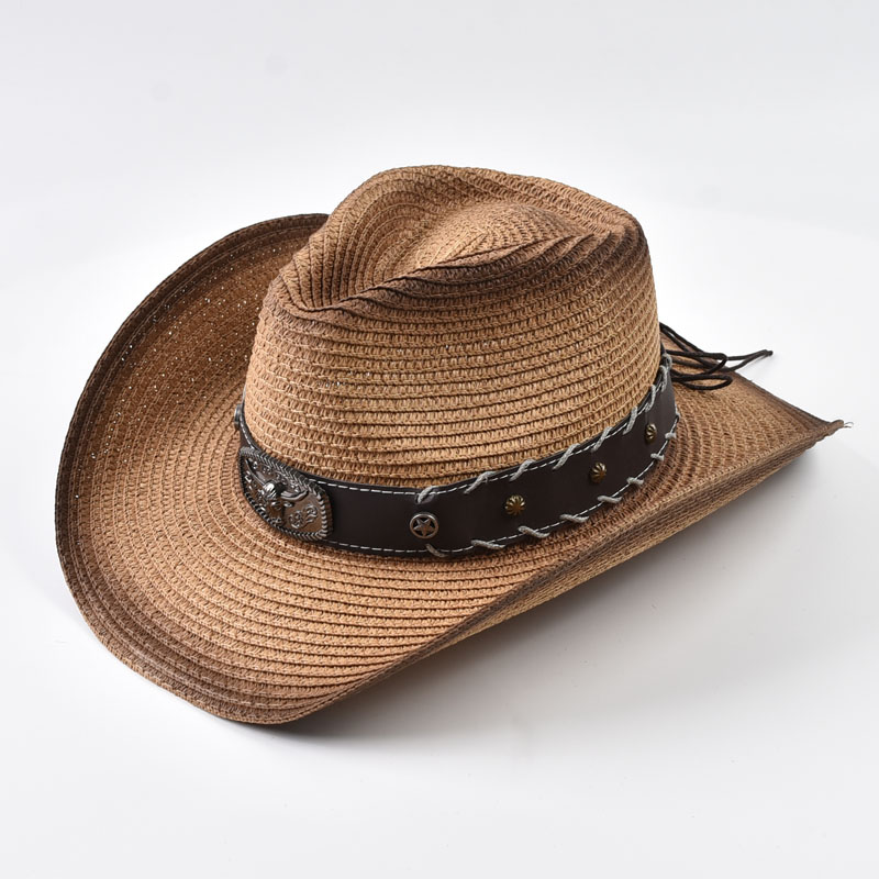 Topi Jerami Koboi Barat Musim  - Cowboy Hat Straw ulasan dan harga