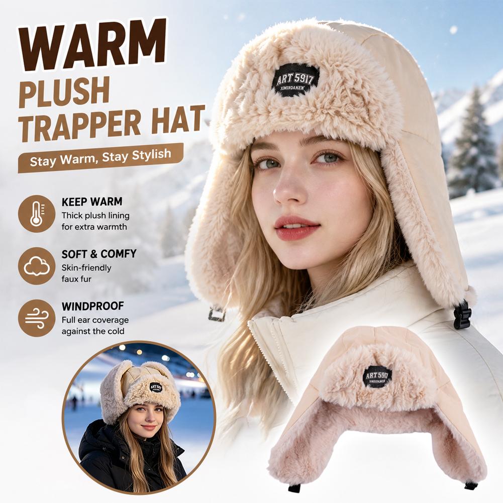 Topi Musim Dingin yang Nyaman  - Trapper Hat Ear Flap ulasan dan harga