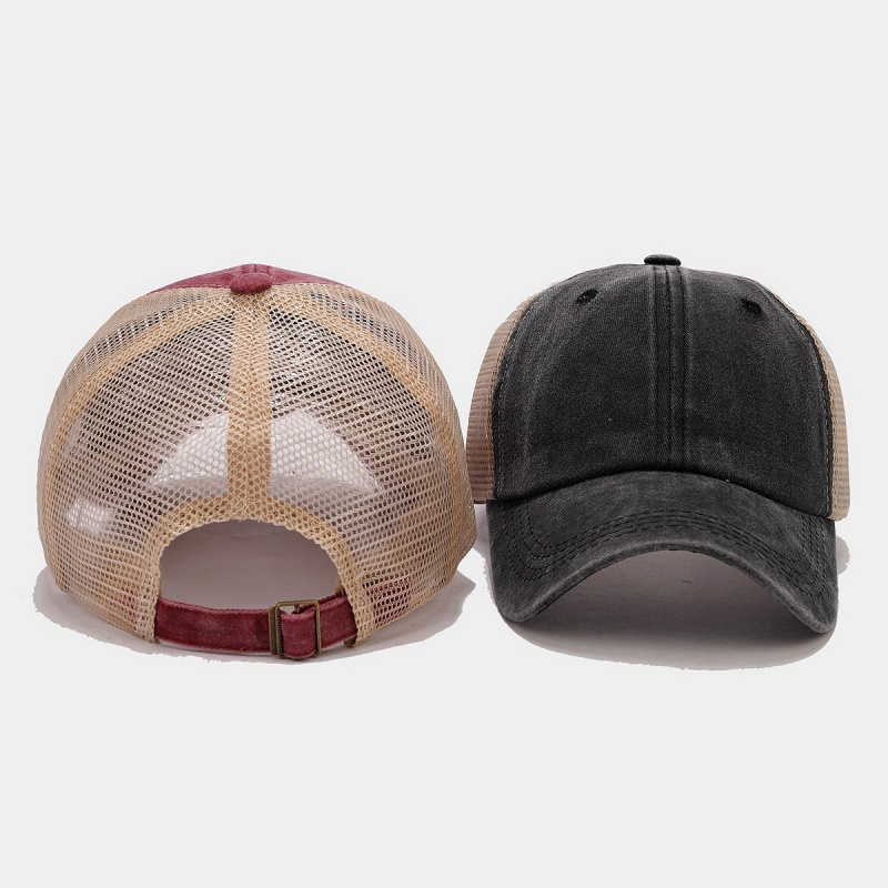 Topi Trucker Denim Vintage den - Trucker Cap Mesh ulasan dan harga