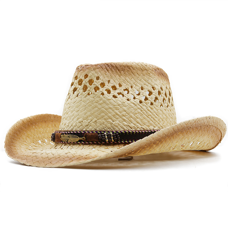 Topi Jerami Koboi Buatan Tanga - Cowboy Hat Straw ulasan dan harga