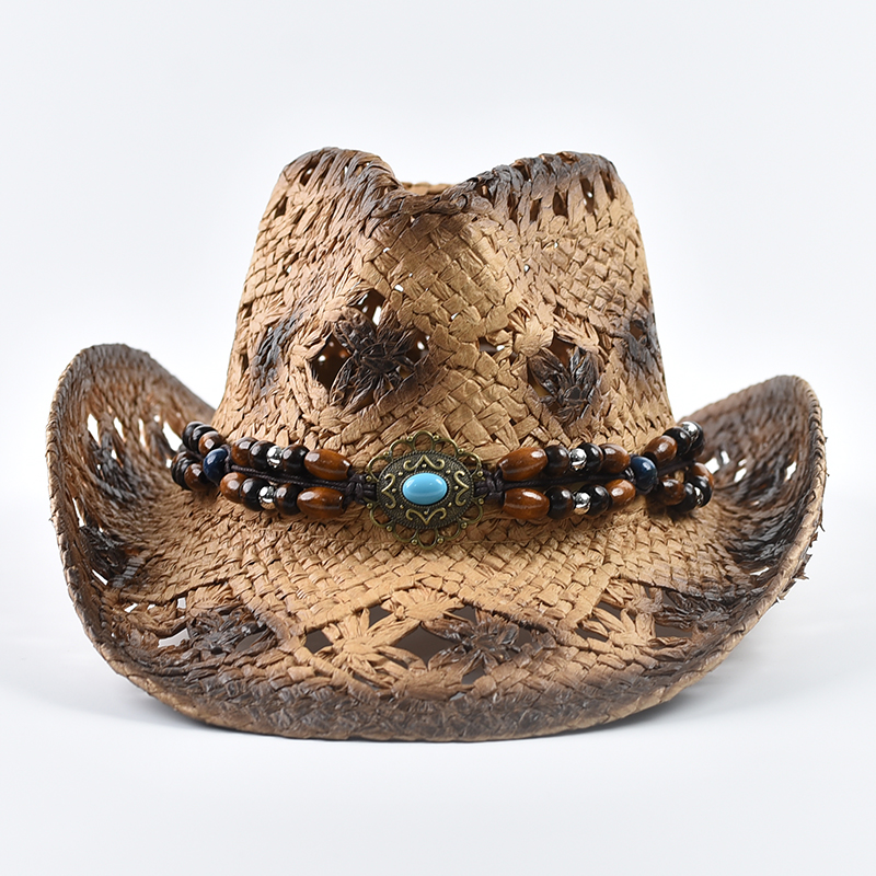 Topi Jerami Koboi Buatan Tanga - Cowboy Hat Straw ulasan dan harga
